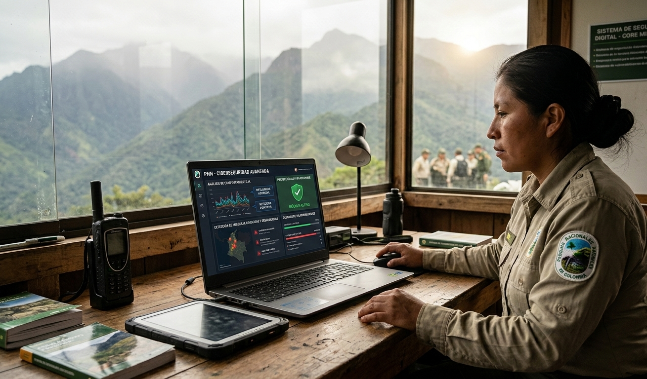 Cybersecurity for the National Natural Parks of Colombia
